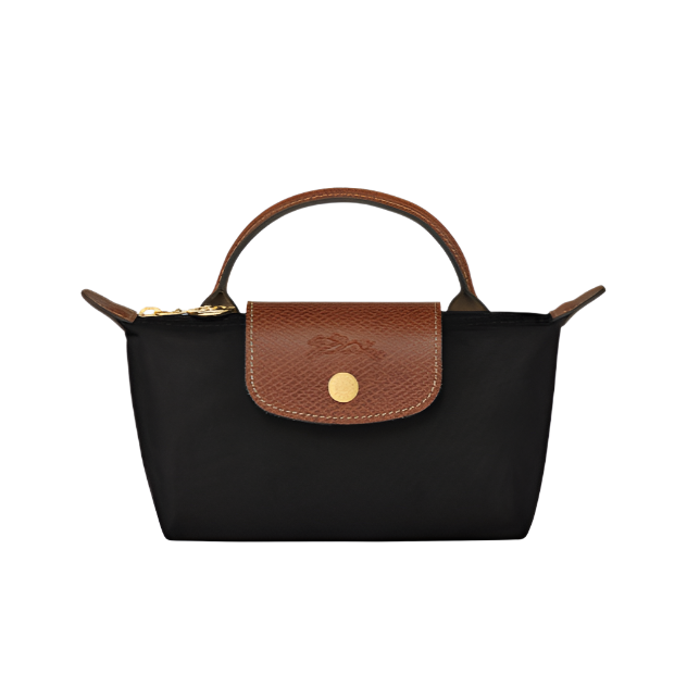 longchamp lepliage mini handbag- black purse