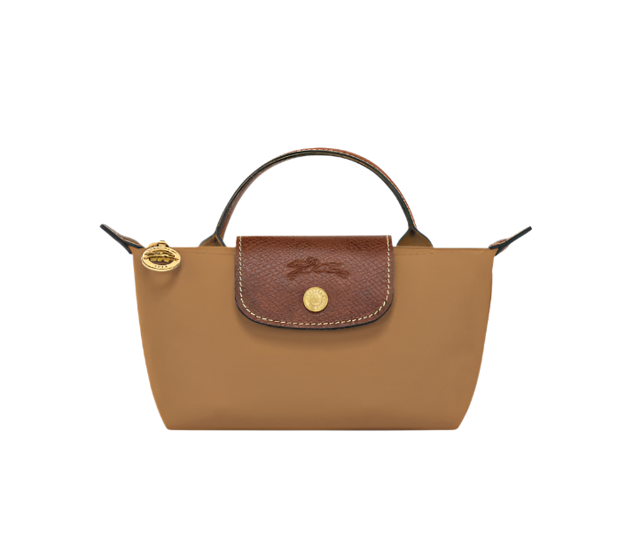 longchamp lepliage mini handbag- brown purse