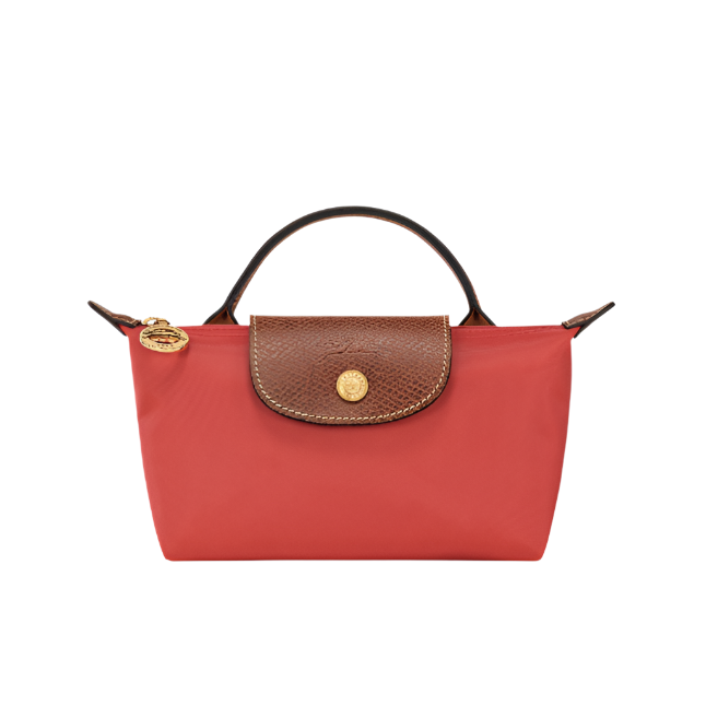 longchamp lepliage mini handbag- tomato purse
