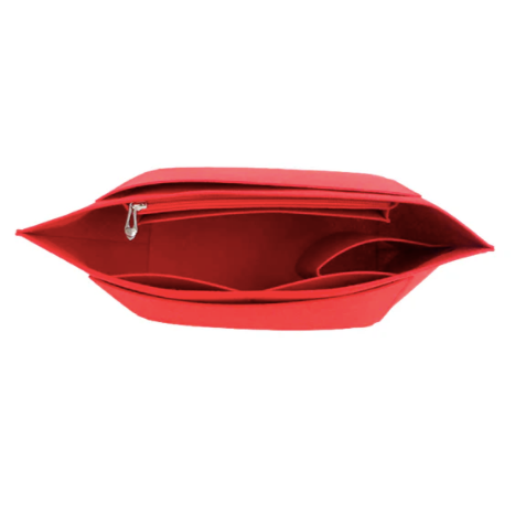 Longchamp tote handbag insert- red