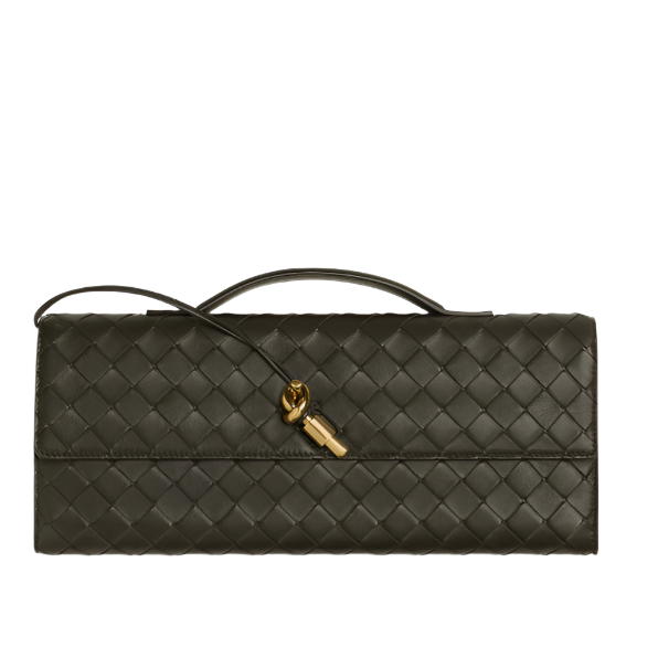andiamo clutch- kaki purse