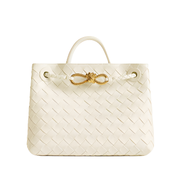 andiamo handbag- small white purse 