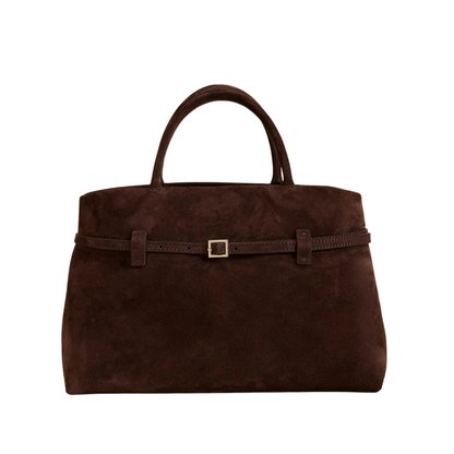 Alture Luxury Handbag - Brown Purse front view