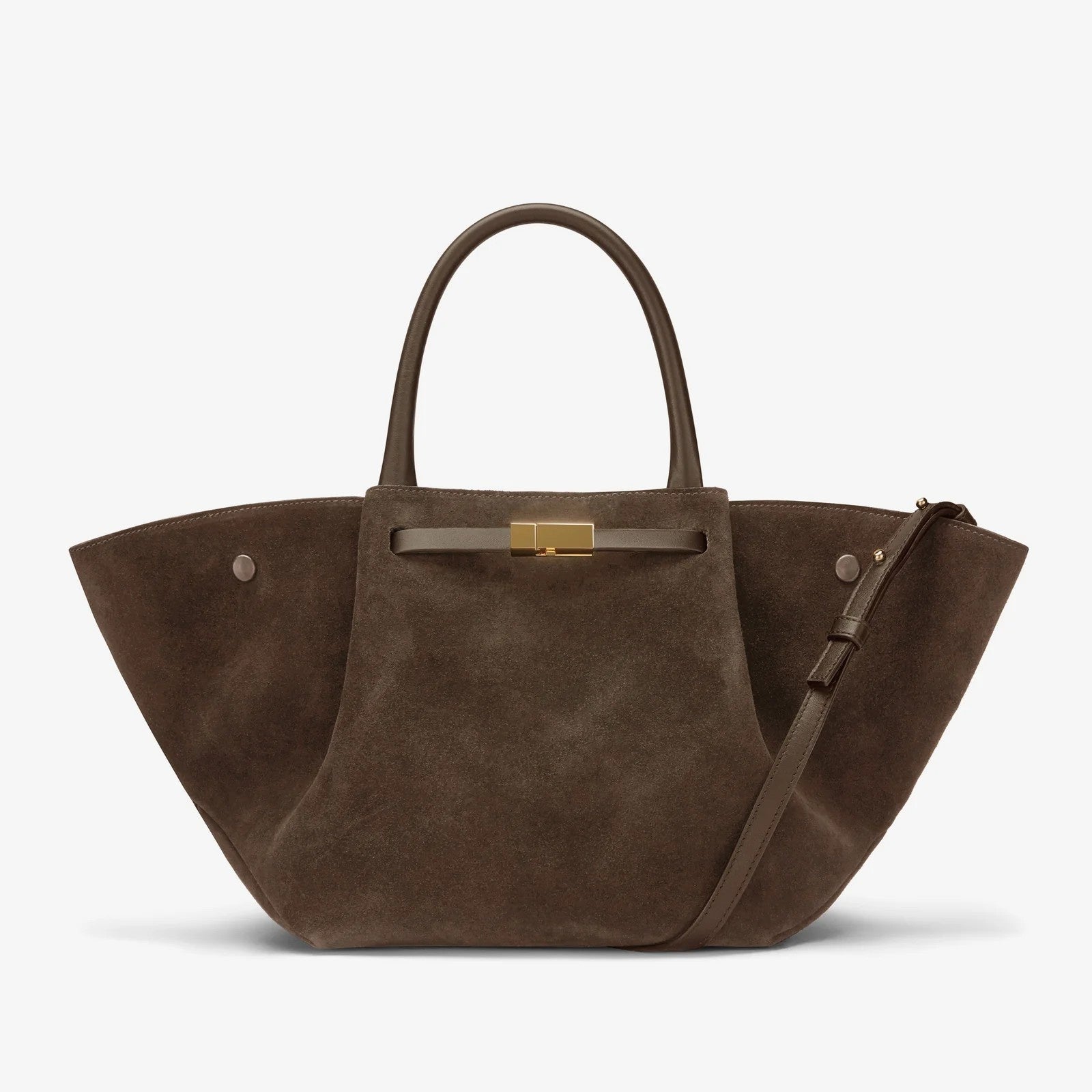 Midi Luxury Handbag - Brown Purse