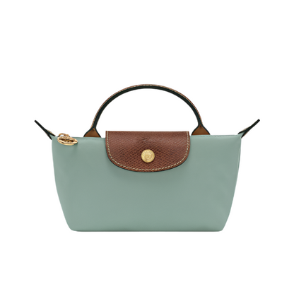 longchamp lepliage mini handbag- celadon purse 