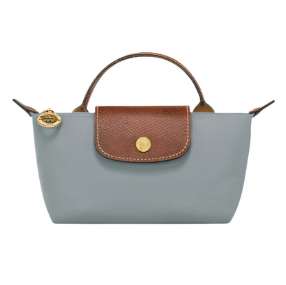 longchamp lepliage mini handbag-  grey purse