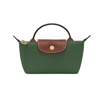longchamp lepliage mini handbag-  olive green purse